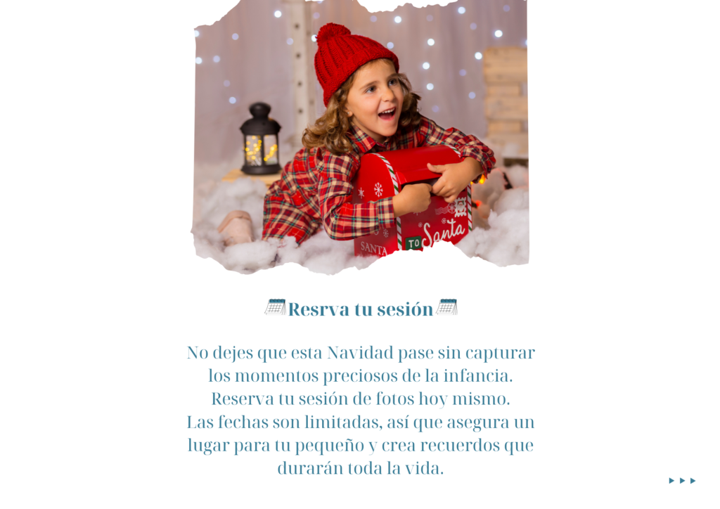 Sesiones de fotografías para Navidad