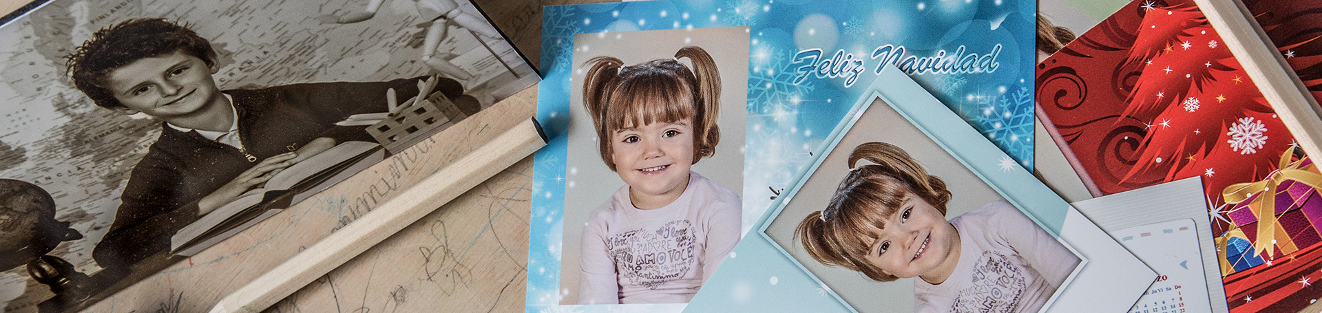 Fotografía escolar para Navidad